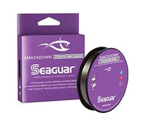 Seaguar Smackdown Lo Vis Stealth Grey Fil de pêche, 8 brins, Performance, Tresse, diamètre Plus Fin, sans étirement, Ultra-Solide et résistant à l'abrasion, Super Sensible, Moins Visible Test : 30.