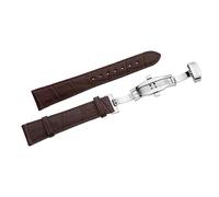 Seagull Watch Original Strap Push Button Hidden Clasp Bracelet de montre en cuir avec outil 20 mm/22 mm, 22mm, Cuir, Pas de pierre précieuse