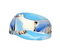 Seagulls in Flight Bandeau élastique pour le basket-ball Fitness Unisexe Sport Course Cyclisme Yoga Bande absorbant la transpiration