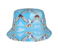 Seagulls in Flight Chapeau de soleil tendance pour homme et femme Respirant Pliable Convient pour le camping, la plage et toutes les activités de plein air Noir