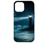 Seagulls Lighthouse Ocean Lovers Sea Shore Water Blue Waves Coque pour iPhone 12 Pro Max