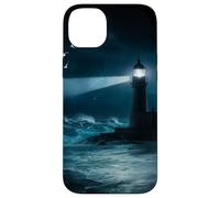 Seagulls Lighthouse Ocean Lovers Sea Shore Water Blue Waves Coque pour iPhone 14 Plus