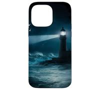 Seagulls Lighthouse Ocean Lovers Sea Shore Water Blue Waves Coque pour iPhone 14 Pro Max