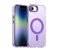 SEAHAI Coque pour Google Pixel 10A avec Magnétique D'adsorption Fonction, Très Mince Givré Translucide Dur PC Housse Silicone TPU Bumper Antichoc Étui Case, Violet
