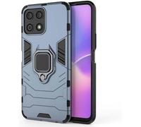 SEAHAI Coque pour Honor X5b, Double Couche Renforcée Défense Bumper TPU Silicone Antichoc Armure Protection Housse, Etui avec Béquille Améliorée - Bleu