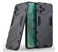 SEAHAI Coque pour Huawei Nova Y61, Double Couche Renforcée Défense TPU Silicone Antichoc Armure Protection Housse, Étui avec Bracket et Support - Gris