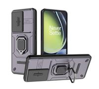 SEAHAI Coque pour OnePlus Nord CE 3 Lite 5G, Très Mince Renforcée Bumper TPU + Dur PC Silicone Antichoc Armure Housse, Étui avec Protection de la Caméra et Rotation Bague Soutien, Violet