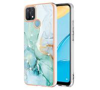 SEAHAI Coque pour Oppo A15 / Oppo A15s, Ultra Mince Élégant en Silicone Souple Motifs Colorés Coque Brillante Antichoc, TPU Gel Etui Résistant pour Oppo A15 / Oppo A15s - Vert