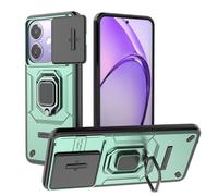 SEAHAI Coque pour Oppo A40 4G / Oppo A40M / Oppo A60 5G, Très Mince Renforcée Bumper TPU + Dur PC Silicone Antichoc Armure Housse, Étui avec Protection de la Caméra et Rotation Bague Soutien - Vert
