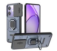 SEAHAI Coque pour Oppo A40 4G / Oppo A40M / Oppo A60 5G, Très Mince Renforcée Bumper TPU + Dur PC Silicone Antichoc Armure Housse, Étui avec Protection de la Caméra et Rotation Bague Soutien - Bleu