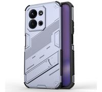 SEAHAI Coque pour Oppo A6 Pro 5G/4G, Double Couche Renforcée Défense TPU Silicone Antichoc Armure Protection Housse, Étui avec Bracket et Support - Gris