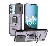 SEAHAI Coque pour Oppo A6 Pro 5G/4G, Très Mince Renforcée Bumper TPU + Dur PC Silicone Antichoc Armure Housse, Étui avec Protection de la Caméra et Rotation Bague Soutien - Violet