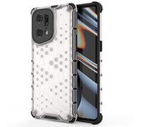 SEAHAI Coque pour Oppo Find X5 Pro Housse, Étui de Caoutchouc TPU Souple Antichoc en Silicone [Renforcer la Version avec Quatre Angles] [Protection de la caméra] - Blanc