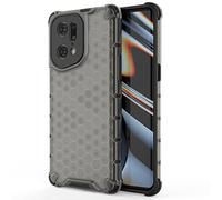 SEAHAI Coque pour Oppo Find X5 Pro Housse, Étui de Caoutchouc TPU Souple Antichoc en Silicone [Renforcer la Version avec Quatre Angles] [Protection de la caméra] - Noir