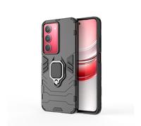 SEAHAI Coque pour Realme 14X 5G / Realme C75 4G, Double Couche Renforcée Défense Bumper TPU Silicone Antichoc Armure Protection Housse, Etui avec Béquille Améliorée - Noir