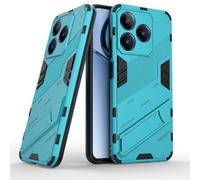 SEAHAI Coque pour Realme C63/Realme C61/Realme Note 60/Realme Note 60X, Double Couche Renforcée Défense TPU Silicone Antichoc Armure Protection Housse, Étui avec Bracket et Support - Bleu