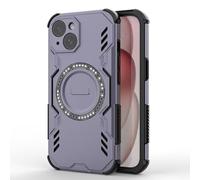 SEAHAI Coque pour Realme C85 4G/5G/ Realme 15X avec Magnétique D'adsorption Fonction, Très Mince Style Cool Dur PC + TPU Bumper Silicone Antichoc Armure Housse Protection Étui, Violet