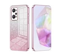 SEAHAI Coque pour Realme GT 2 5G/Realme GT Neo 2/Realme GT Neo 3T 5G, Ultra Mince Élégant en Silicone Souple Dégradé de Couleur Brillante Motifs Carte Design Coque Antichoc Transparent TPU Étui - Rose