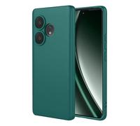 SEAHAI Coque pour Realme GT 7 5G / Realme GT 7T 5G, Très Mince Housse Silicone Liquide Gel Souple Étui avec Antichoc Conception D'airbag, Élégant Finition Matte TPU Bumper Étui - Vert foncé