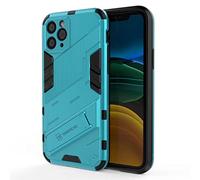 SEAHAI Coque pour Realme Note 60, Double Couche Renforcée Défense TPU Silicone Antichoc Armure Protection Housse, Étui avec Bracket et Support - Bleu