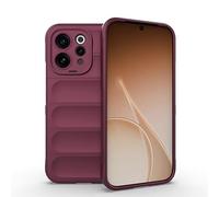 SEAHAI Coque pour Vivo V70 5G / Vivo V70 Elite, [Conception D'airbag] Robuste Étui de Protection Complète du Corps, Housse Silicone Douce Antichoc Anti-Chute Case - Violet foncé