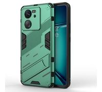 SEAHAI Coque pour Xiaomi Mi 13T 5G / Mi 13T Pro 5G, Double Couche Renforcée Défense TPU Silicone Antichoc Armure Protection Housse, Étui avec Bracket et Support - Vert