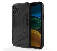 SEAHAI Coque pour Xiaomi POCO M7 4G, Double Couche Renforcée Défense TPU Silicone Antichoc Armure Protection Housse, Étui avec Bracket et Support - Noir
