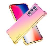 SEAHAI Coque pour Xiaomi Redmi 15 5G/4G, Étui en Gradient Color Très Mince TPU Case Cover, Housse de Transparente Antichoc Souple Silicone Bumper, Rose/Or