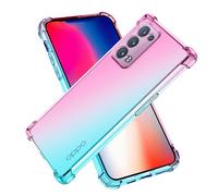 SEAHAI Coque pour Xiaomi Redmi 15 5G/4G, Étui en Gradient Color Très Mince TPU Case Cover, Housse de Transparente Antichoc Souple Silicone Bumper, Rose/Vert
