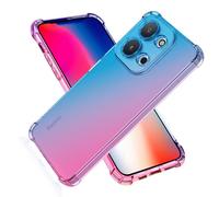 SEAHAI Coque pour Xiaomi Redmi 15C 4G, Étui en Gradient Color Très Mince TPU Case Cover, Housse de Transparente Antichoc Souple Silicone Bumper, Bleu/Rose