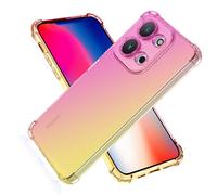 SEAHAI Coque pour Xiaomi Redmi 15C 4G, Étui en Gradient Color Très Mince TPU Case Cover, Housse de Transparente Antichoc Souple Silicone Bumper, Rose/Or