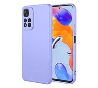 SEAHAI Coque pour Xiaomi Redmi Note 11 Pro+ Plus 5G, Très Mince Housse Silicone Liquide Gel Souple Étui avec Antichoc Conception D'airbag, Élégant Finition Matte TPU Bumper Étui - Violet