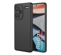 SEAHAI Coque pour Xiaomi Redmi Note 13 Pro+ 5G/Plus 5G, Très Mince Housse Silicone Liquide Gel Souple Étui avec Antichoc Conception D'airbag, Élégant Finition Matte TPU Bumper Étui - Noir