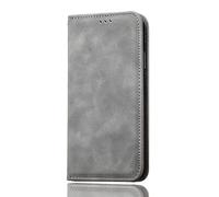 SEAHAI Cuir Coque pour Blackview A200 Pro, Très Mince Étui Portefeuille [Blocage RFID] [Fentes pour Cartes] Antichoc PU Housse Protection Flip Case - Gris