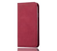 SEAHAI Cuir Coque pour DOOGEE Note 59 / Note 59 Pro, Très Mince Étui Portefeuille [Blocage RFID] [Fentes pour Cartes] Antichoc PU Housse Protection Flip Case - Rouge