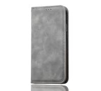 SEAHAI Cuir Coque pour Fairphone 6, Très Mince Étui Portefeuille [Blocage RFID] [Fentes pour Cartes] Antichoc PU Housse Protection Flip Case - Gris