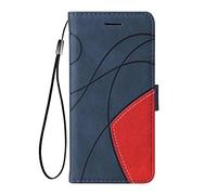 SEAHAI Cuir Coque pour Huawei Nova Y61, Très Mince Étui Portefeuille [Blocage RFID/Fentes pour Cartes] Antichoc PU/TPU Housse Protection Flip Case - Bleu