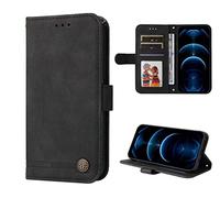 SEAHAI Cuir Coque pour Huawei P60 Pro, Très Mince Étui Portefeuille [Blocage RFID] [Fentes pour Cartes] Antichoc PU/TPU Housse Protection Flip Case - Noir