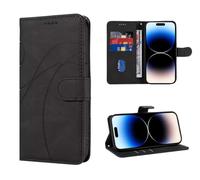 SEAHAI Cuir Coque pour Motorola Moto G57 Power, Flip Étui Portefeuille avec Support/RFID Blocage/Fentes pour Cartes, Premium PU/TPU Antichoc Protection Complète Housse - Noir