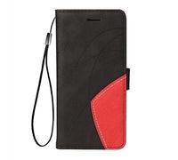 SEAHAI Cuir Coque pour Nokia X30 5G, Très Mince Étui Portefeuille [Blocage RFID] [Fentes pour Cartes] Antichoc PU/TPU Housse Protection Flip Case - Noir