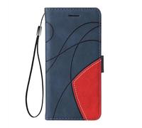 SEAHAI Cuir Coque pour Realme GT 7 5G / Realme GT 7T 5G, Très Mince Étui Portefeuille avec Blocage RFID/Fentes pour Cartes, Antichoc PU/TPU Housse Protection Flip Case - Bleu