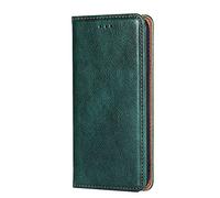 SEAHAI Housse Folio en Cuir pour Huawei Nova 8i / Honor 50 Lite Coque, Premium PU/TPU Flip Étui Portefeuille avec Fentes pour Cartes/Magnétique, Antichoc Protection Etui Case Cover, Vert