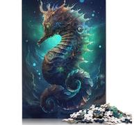 Seahorse Magic Realism Puzzle 1000 Pièces Educa Jouet en Bois Cadeau Unique Décoration Intérieure Jeu Éducatif Challenge Toy Adultes & Enfants des 14 Ans 1000pcs (75x50cm)