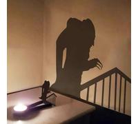 SEAHUI Nosferatu Bougie d'horreur d'Halloween pour bougie chauffe-plat Motif fantôme effrayant Pour décoration d'Halloween