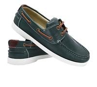 Seajure Chaussures Bateau pour Femme Matira en Cuir Vert (Numeric_37)