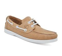 Seajure Chaussures Bateau pour Femme Noordhoek en Cuir Nubuck Camel (Numeric_41)