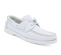 Seajure Chaussures Bateau pour Femme Shoal en Cuir Blanc (Numeric_37)
