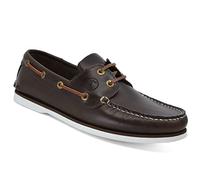 Seajure Chaussures Bateau pour Hommes Forvie en Cuir Marron foncé (Numeric_45)