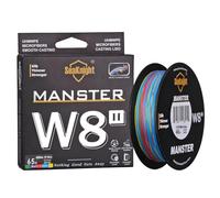 SeaKnight W8 II 8 Brins Tresse de Pêche à la Carpe tressée à 150M/300M/500M de Long coulée multifilaments d'eau salée Fil de Peche en mer 15-100LB