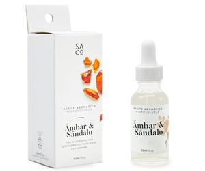 SEAL AROMAS Huile aromatique hydrosoluble Ambre & Sandale 30 ml Essential pour diffuseurs d'arômes